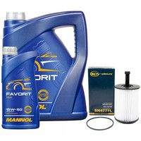 MotoröL Set 15W50 API Sl/ CF-4 6 Liter + ÖLfilter FüR Audi TT Seat VW Passat 3.2