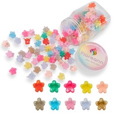 Mini Hair Clips for Baby, Toddler  Little Girls, 100 Pcs Colorful Cute Flower