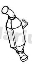 Klarius 325329 Catalytic Converter Fits Mercedes C-Class Glc