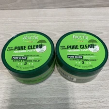 2 Garnier Fructis Style Pure Clean Finishing Paste  2 oz. Extra Strong Hold NEW