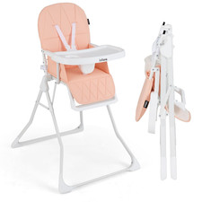 Baby High Chair, Quick Folding Portable Highchair for Babies and Toddlers with A