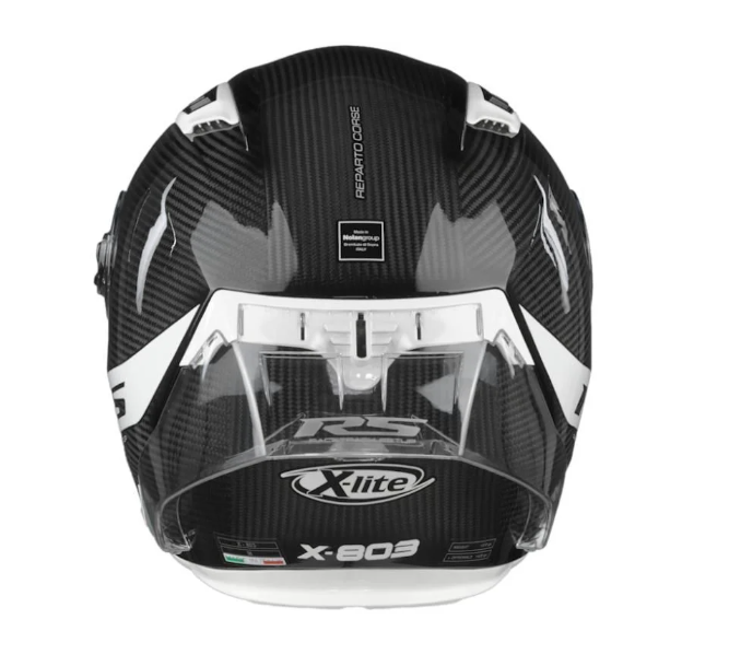 X-Lite Motorcycle Helmet X-803 RS U.C Hot Lap White 014 Rear