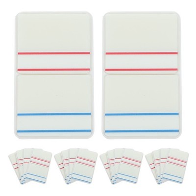  10 Sets Index Tabs Self Adhesive: Sticky Book Tab Labels Pet Writable Index