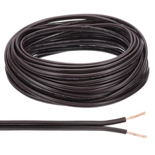 50Ft 18/2 PVC Covered Wire, SPT-2 UL Listed Copper Electronic Wire, Brown