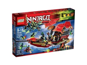 LEGO Ninjago #70738: Final Flight of Destiny's Bounty - See desc for missing pcs