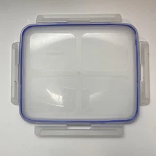 Snapware Replacement Lid Rectangle Blue Plastic Airtight