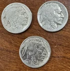 Buffalo Nickel 3 Coin Lot 1917-S 1920-D 1924-D