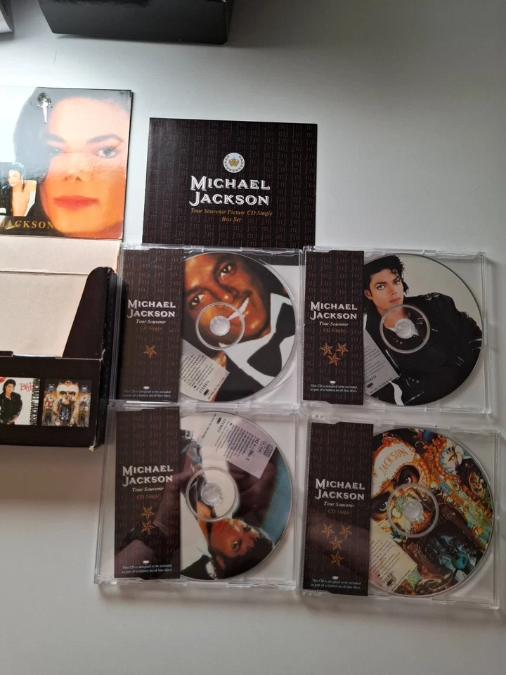 Michael Jackson – Tour Souvenir Pack - 4 Picture CD Single Zustand Sehr gut - Bild 3 von 4