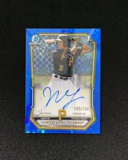 2026 Topps Bowman Chrome Blue X-Fractor Wyatt Sanford 1st Auto 145/150 QI95