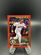 2024 Topps Update Tyler Nevin #US3 Red Foil #/199 A's