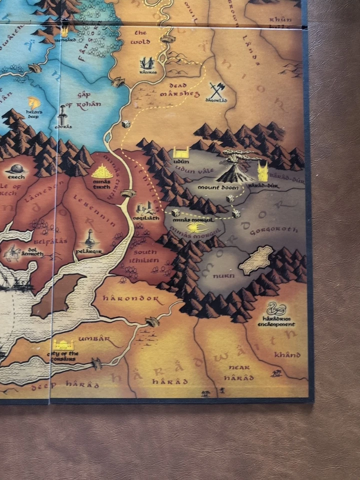 Replacement Game Board For RISK Lord of the Rings The Middle Earth Conquest Game - Image 2 of 4