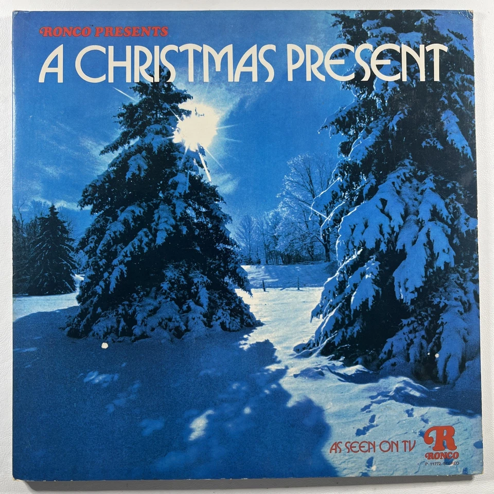 Ronco Presents - A Christmas Present LP P 11772 VG+ Xmas Pop Up Gatefold 1973 - Image 4 of 4