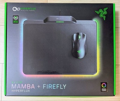 Razer Mamba HyperFlux Wireless Gaming Maus & Firefly HyperFlux RGB Pad