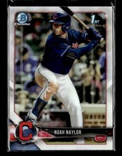 2018 Bowman Draft #BDC-193 Noah Naylor Chrome Refractor Cleveland Indians
