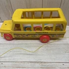 192 Fisher Price School Bus Little People Vintage 1984