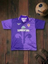 Fiorentina 1995/96 Home kit Batistuta XL Reebok Vintage 90s Soccer calcio  Italy