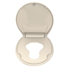 Round Toilet Seat with Built-in Toddler Seat for Easy Potty Training   Slow C...