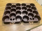 2 Vintage Cast Iron Griswold Wagner 11 Cup Popover Muffin Pan Unmarked