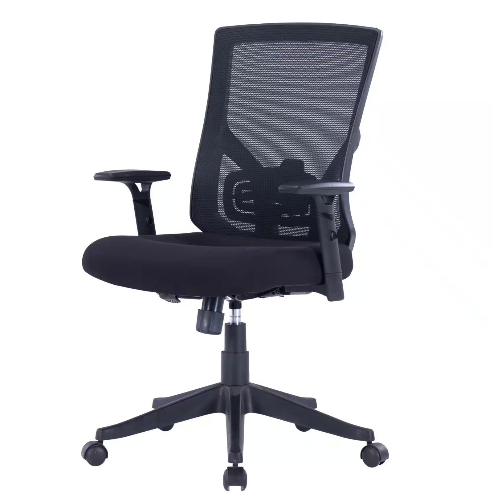 Ergonomic Office Chair with Lumbar Support and Adjustable Armrests Black Mesh