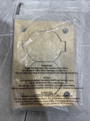 Hubbell S3825 4.15 x 2.99 Inch Brass Duplex Flap Cover