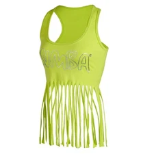 Zumba Flaunt It Racerback Slashed Top - Zumba Green ~ XS  XL  XXL ~ New!