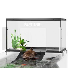 Turtle Basking Platform  Dock - Stainless Steel Turtle Ramp, Non-Slip Surfac...