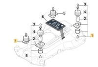 Schlagwerk Anhebung Original Stiga Robot RasenmäHer A1500 Rtk 381394803/2