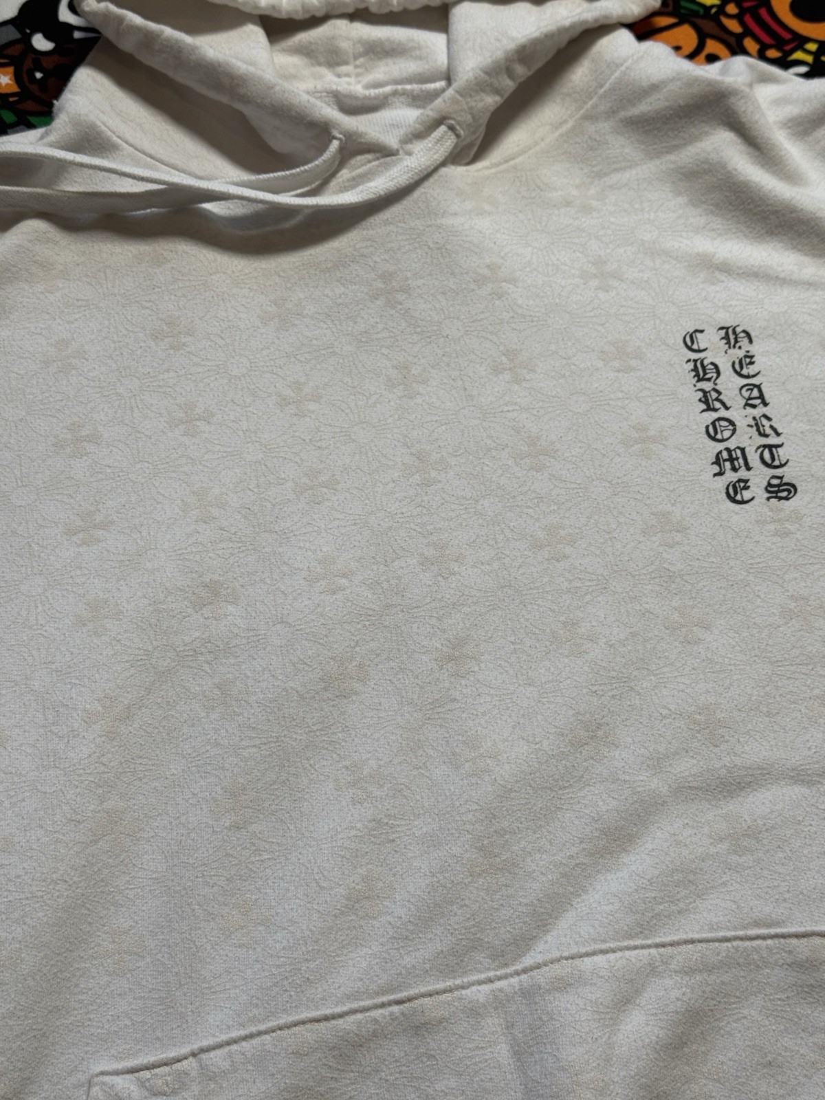 Chrome Hearts White Monogram Pullover Hoodie - image 7