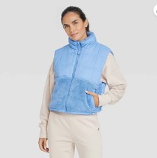 Women's High Pile and Quilted Vest - JoyLab Size XL