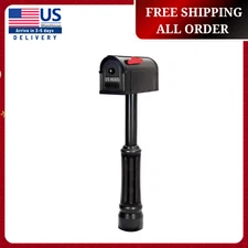 Postal Pro Madison Mailbox And Post Kit - Black