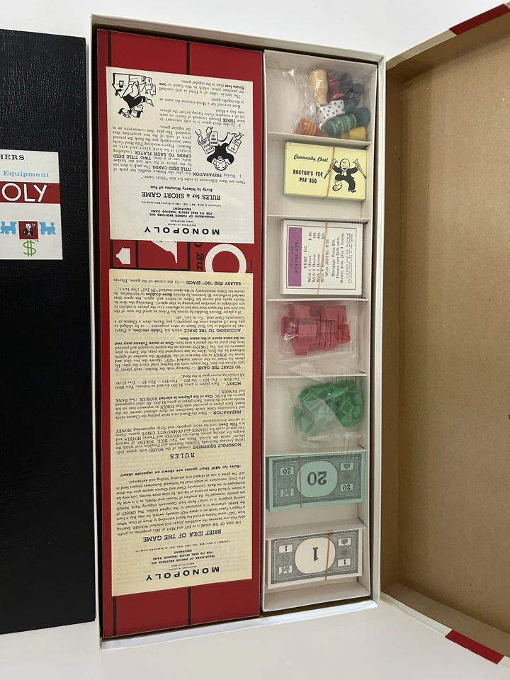 Raro Juego Monopoly Canadiense 1961 Auténtico De Colección - Completo, Bolsas Interiores Selladas Foto 4 de 4