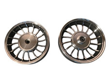 2 x Alufelgen Felgen Speicherfelgen V & H  50ccm 10Zoll Retro Motorroller Roller