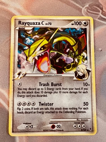 pokemon supreme victors rayquaza c lv.x 8/147