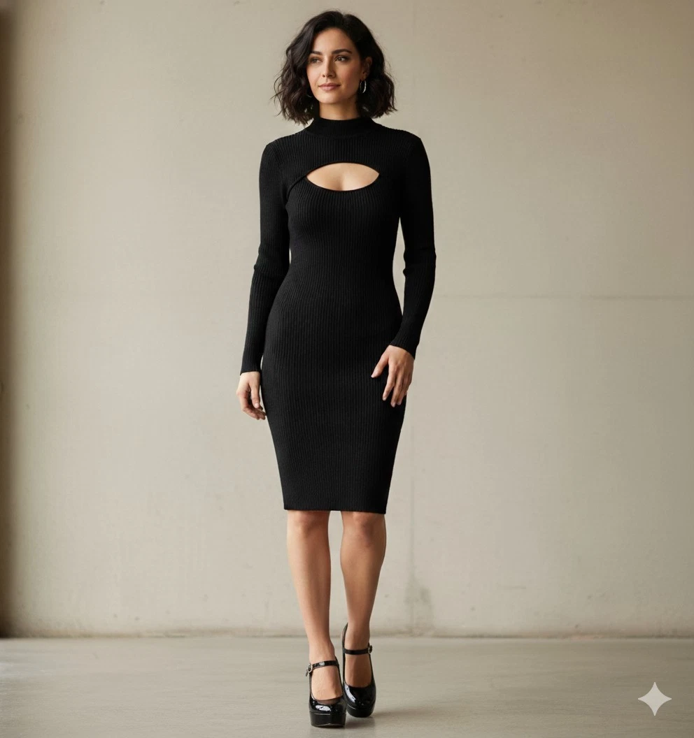 knee length dresses for ladies Gemy Maalouf | Evening Dresses