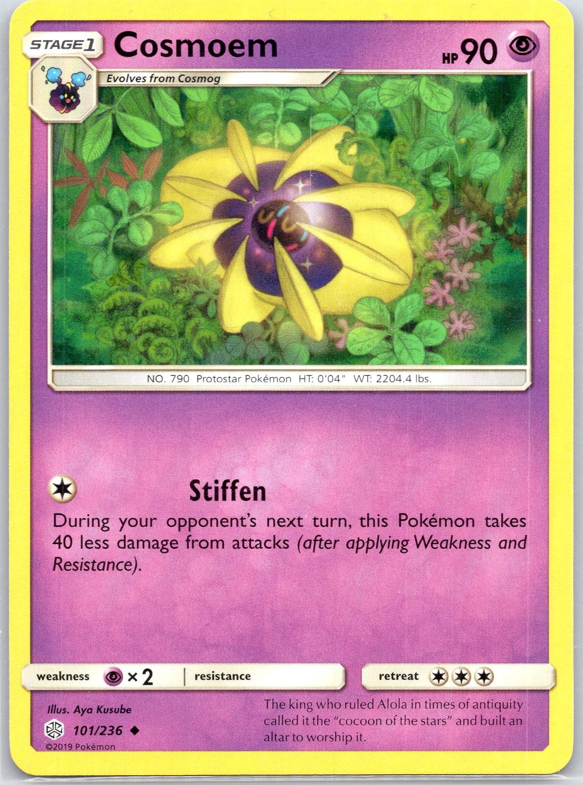 Cosmoem 101/236 Uncommon Cosmic Eclipse Pokemon Lightly Played