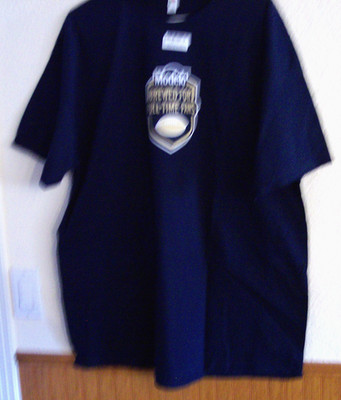 Modelo Brewed For Full Time Fans Football T-Shirt  XX Large Navy Blue NEW