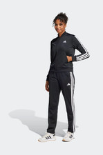 adidas Black Essentials 3-Stripes Tracksuit Women size M