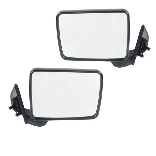 Para 87-93 Ram 50 Pickup Truck Retrovisor Porta Espelho Conjunto Manual Par - Imagem 2 de 4