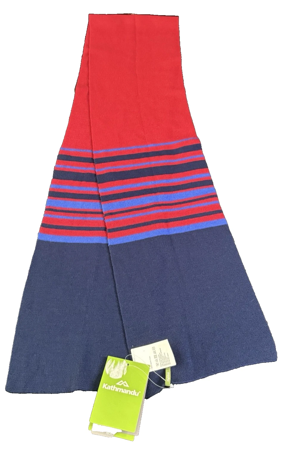 NWT Kathmandu Woolmark 100% Merino Wool Stripe Scarf Multicolor 62 x 8 in.
Opens in a new window or 