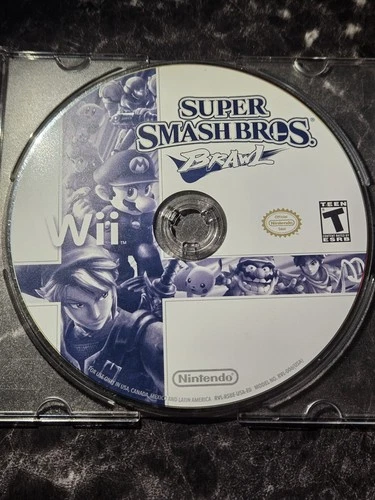 Super Smash Bros. Brawl Nintendo Wii Disc Only Loose Tested