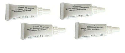 4x Philips Saeco Schmierfett Kaffeevollautomat Brühgruppe Silikonfett-HD5061-20g