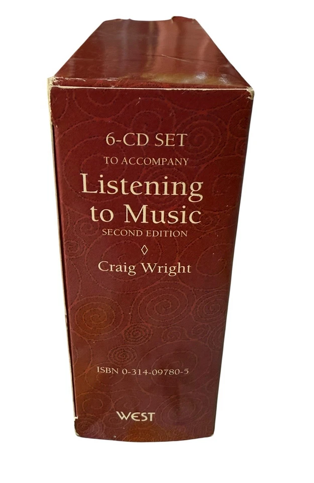 6-CD SET To Accompany Listening to Music Second Edition Craig Wright - Image 2 of 4