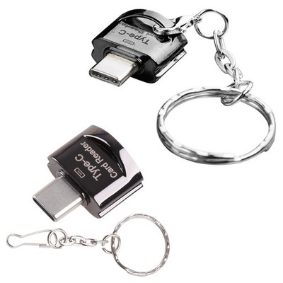 High Speed USB 2.0 Type OTG-C Card Reader TF OTG Adapter for Phone
