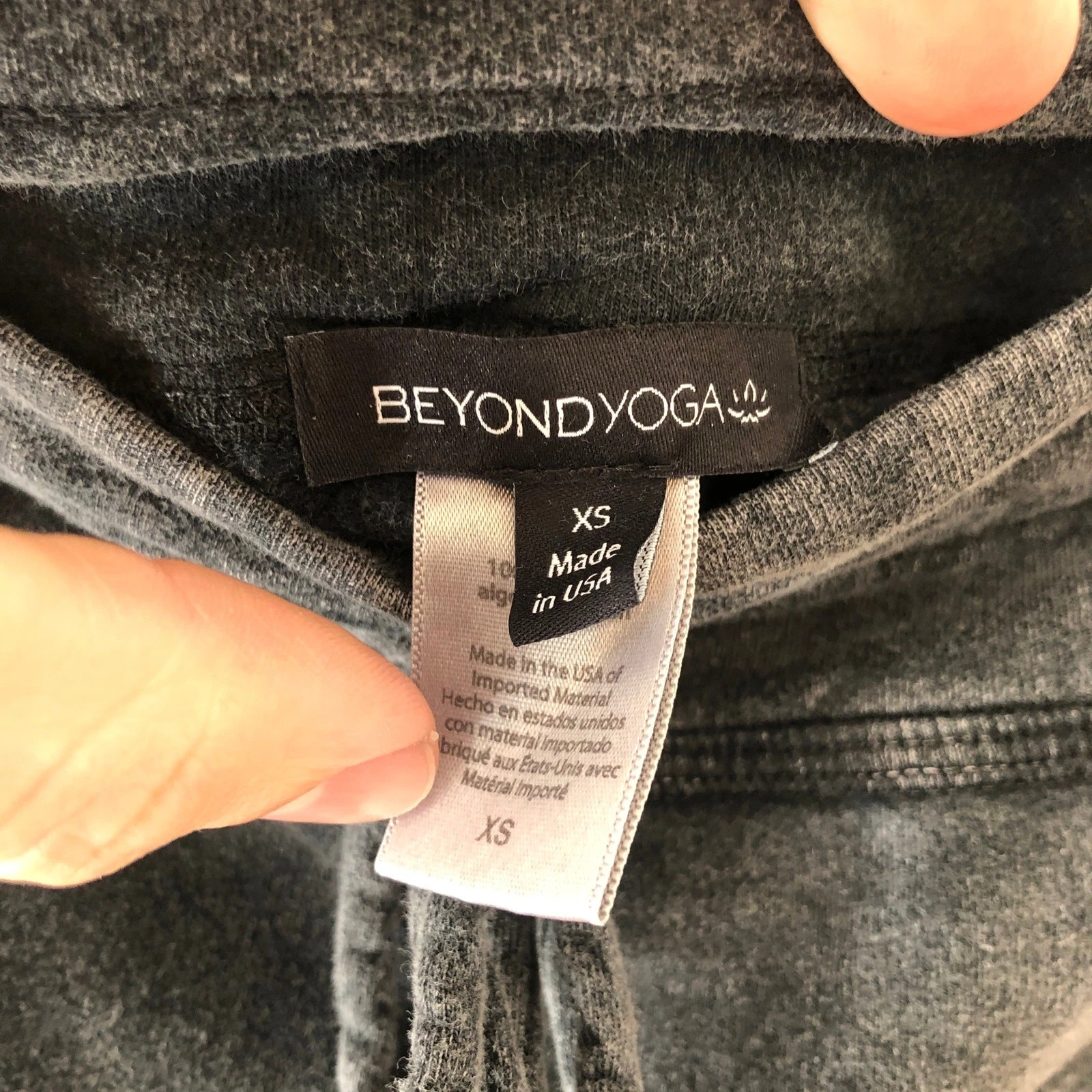 beyond-yoga vintage wash midi swegging pants