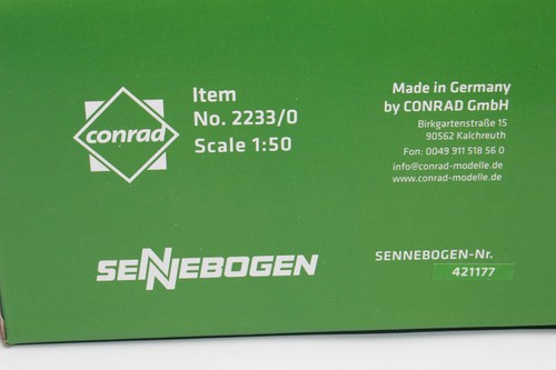 Conrad 2233 Sennebogen 830 E Abbruchbagger Demolition 23m Arm Neu OVP 1:50 - Bild 4 von 14