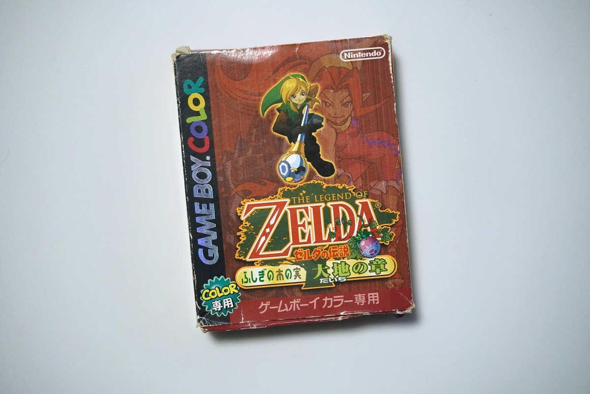 Game Boy Color Legend of Zelda Oracle of Seasons boxed Japan