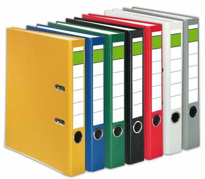 20er Sparpack Ordner 5 cm breit - DIN A4 - farbig sortiert   2. Wahl / B-Ware
