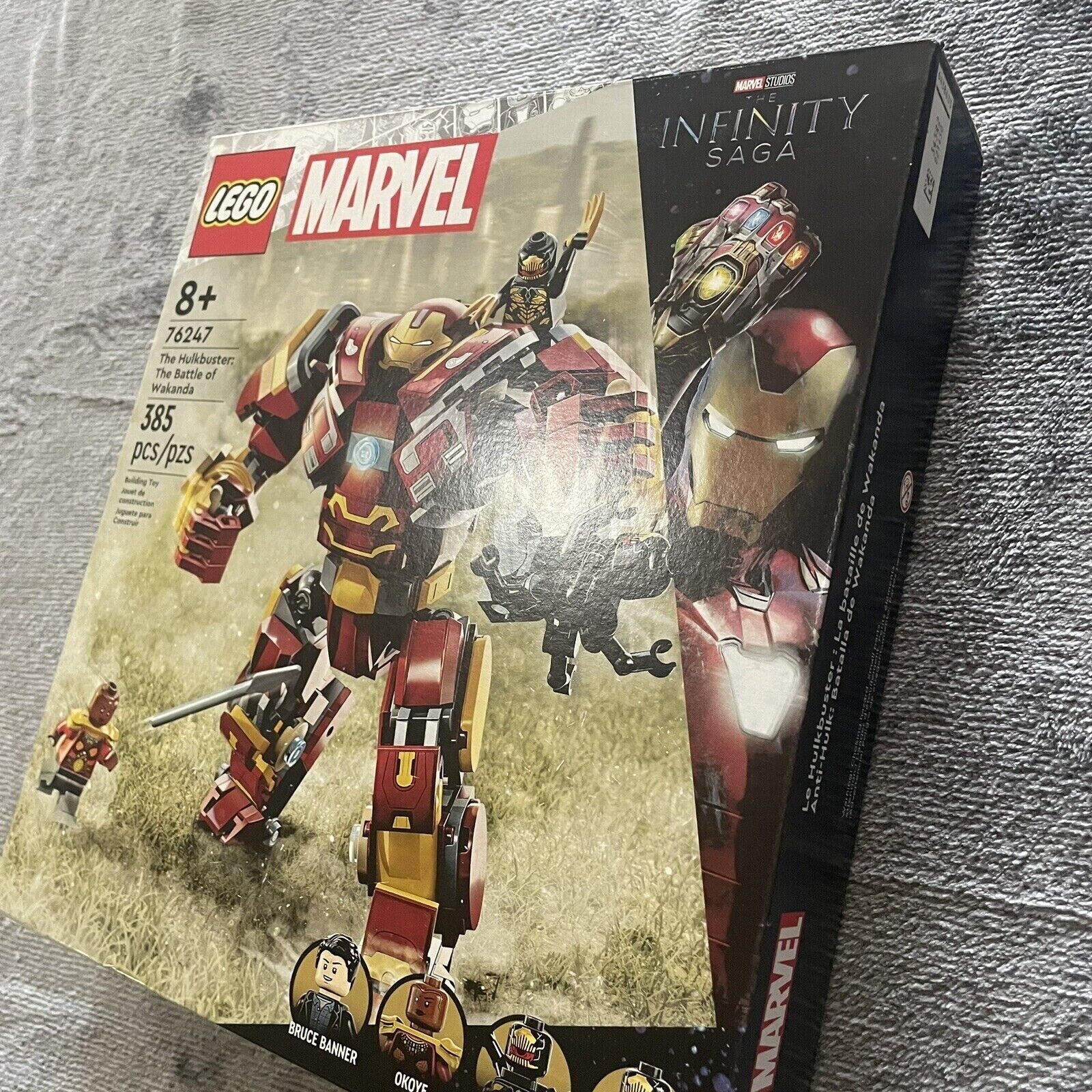 LEGO Marvel The Hulkbuster: The Battle of Wakanda 76247, Action Figure,  Buildable Toy with Hulk Bruce Banner Minifigure, Avengers: Infinity War Set  for Kids 