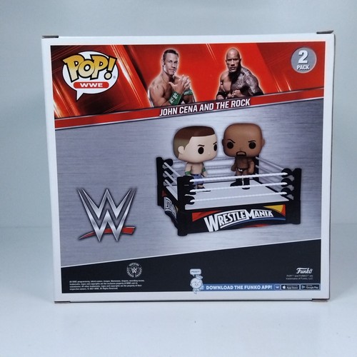 Funko Pop! Paquete de 2 certificados de autenticidad firmados por John Cena de la WWE John Cena & The Rock - Imagen 4 de 7
