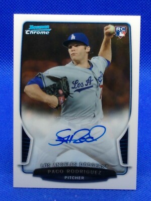 2013 Bowman Chrome Rookie Auto Paco Rodriguez #ACR-PR Rookie Auto RC